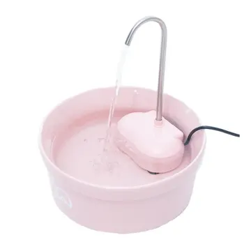 Fonte Bebedouro e Purificador Aqua Porcelain Amicus Bivolt Rosa