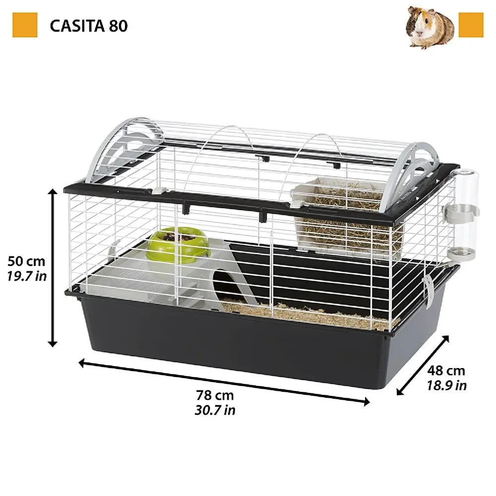 Gaiola Casita para Coelhos e Porquinho-da-India Ferplast — foto 6