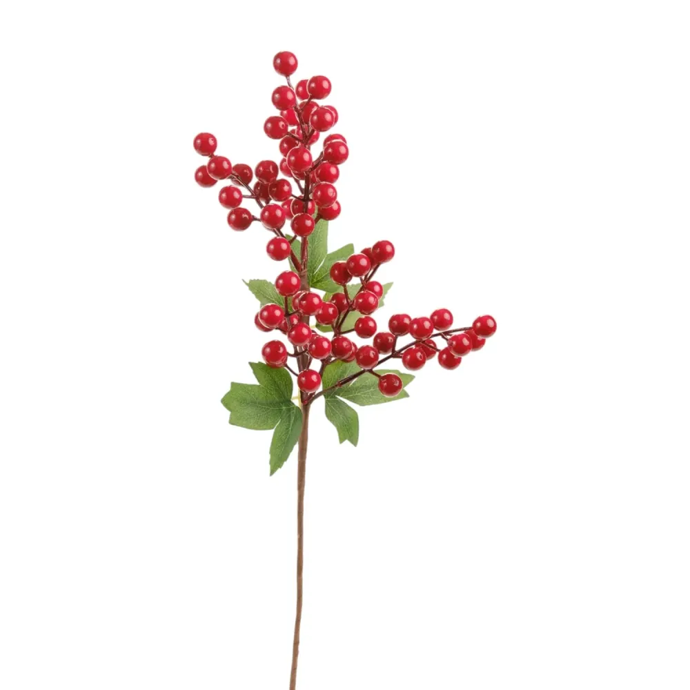 Galho Decorativo 50cm Vermelho Cromus — foto 2