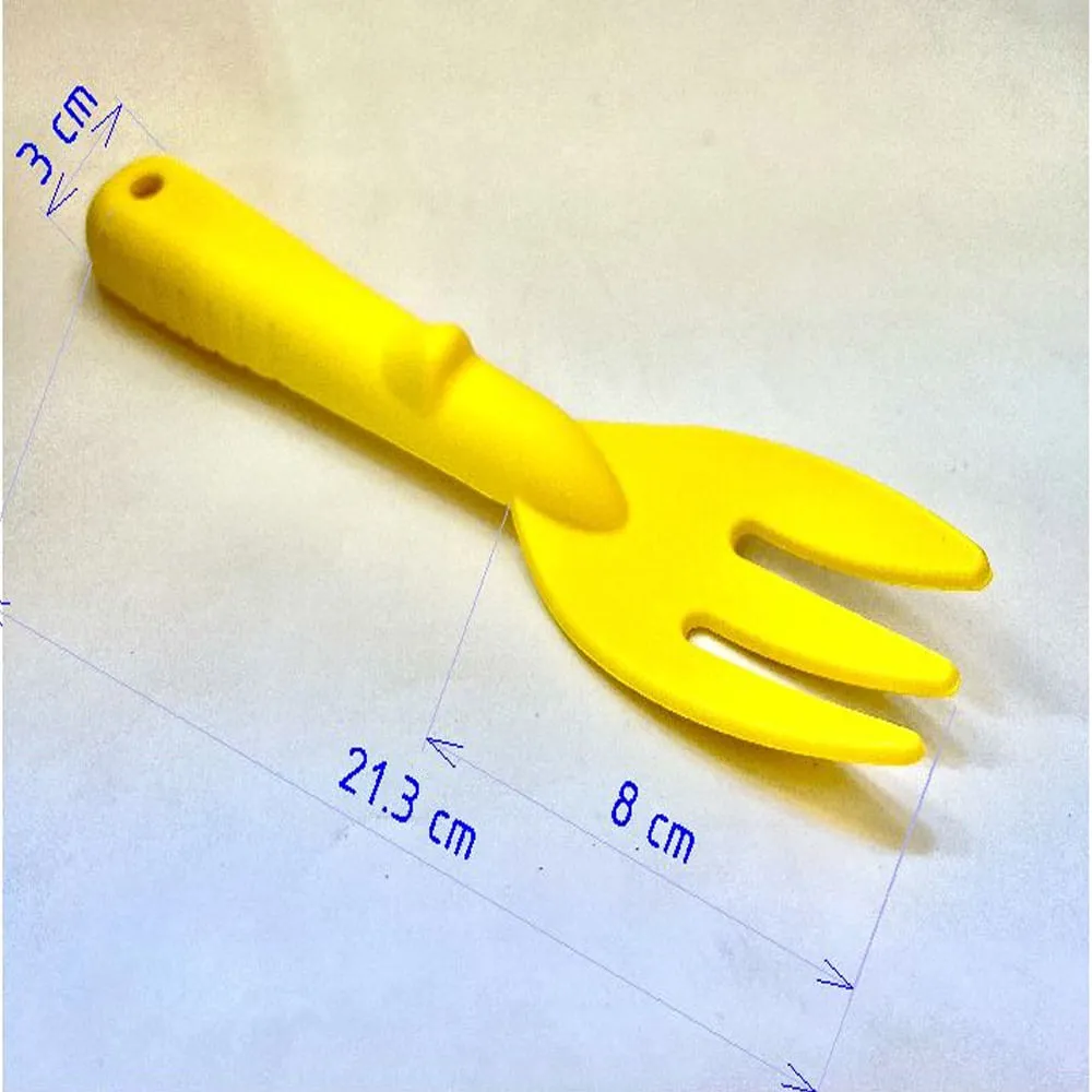 Garfo para Jardinagem Desli Amarelo — foto 2