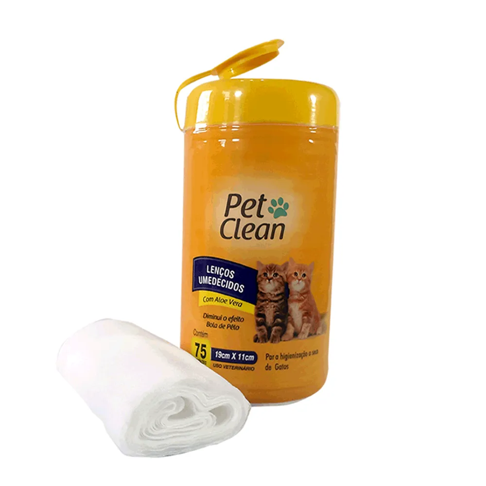 Lenço Umedecido para Gato Pet Clean — foto 2