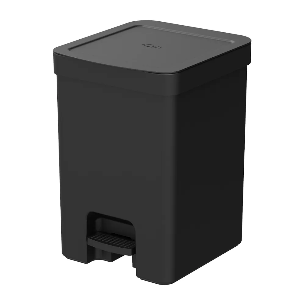 Lixeira com Pedal Trium Preto Ou — foto 3