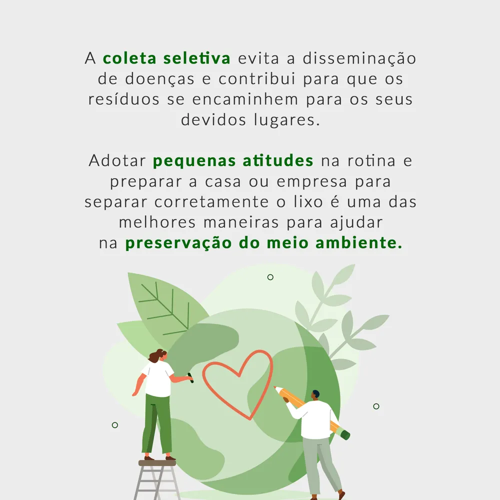 Lixeira Ecofácil para Coleta Seletiva Arthi — foto 5