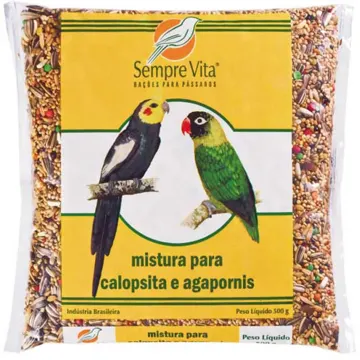 Mistura para Calopsita e Agapornis Sempre Vita
