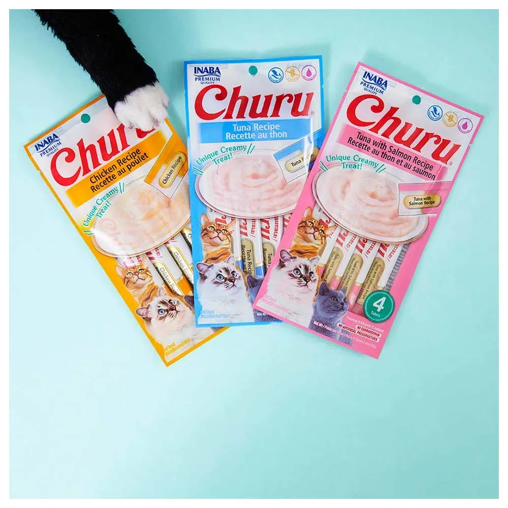 Petisco Churu Atum e Salmão para Gatos — foto 4