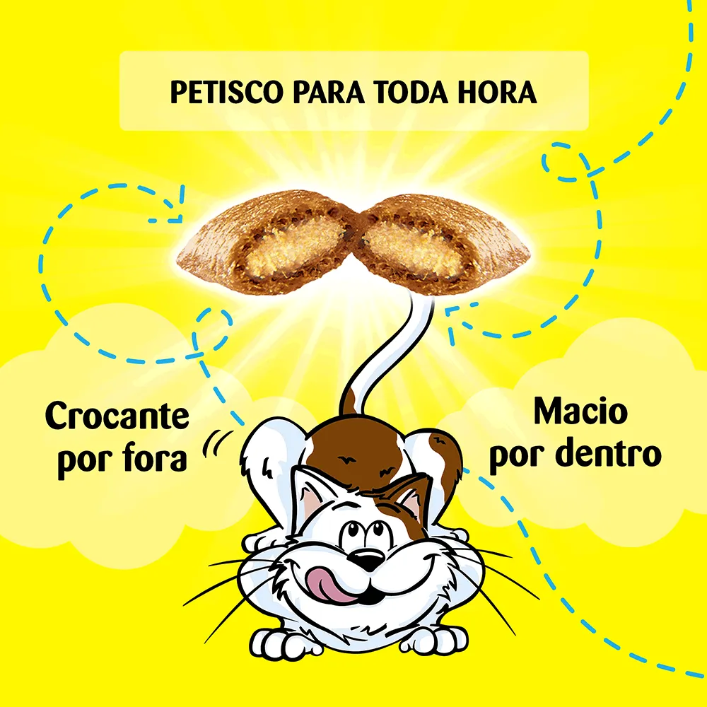 Petisco Dreamies para Gatos Adultos Carne Tentadora — foto 5