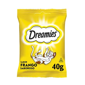 Petisco Dreamies Frango para Gatos Adultos