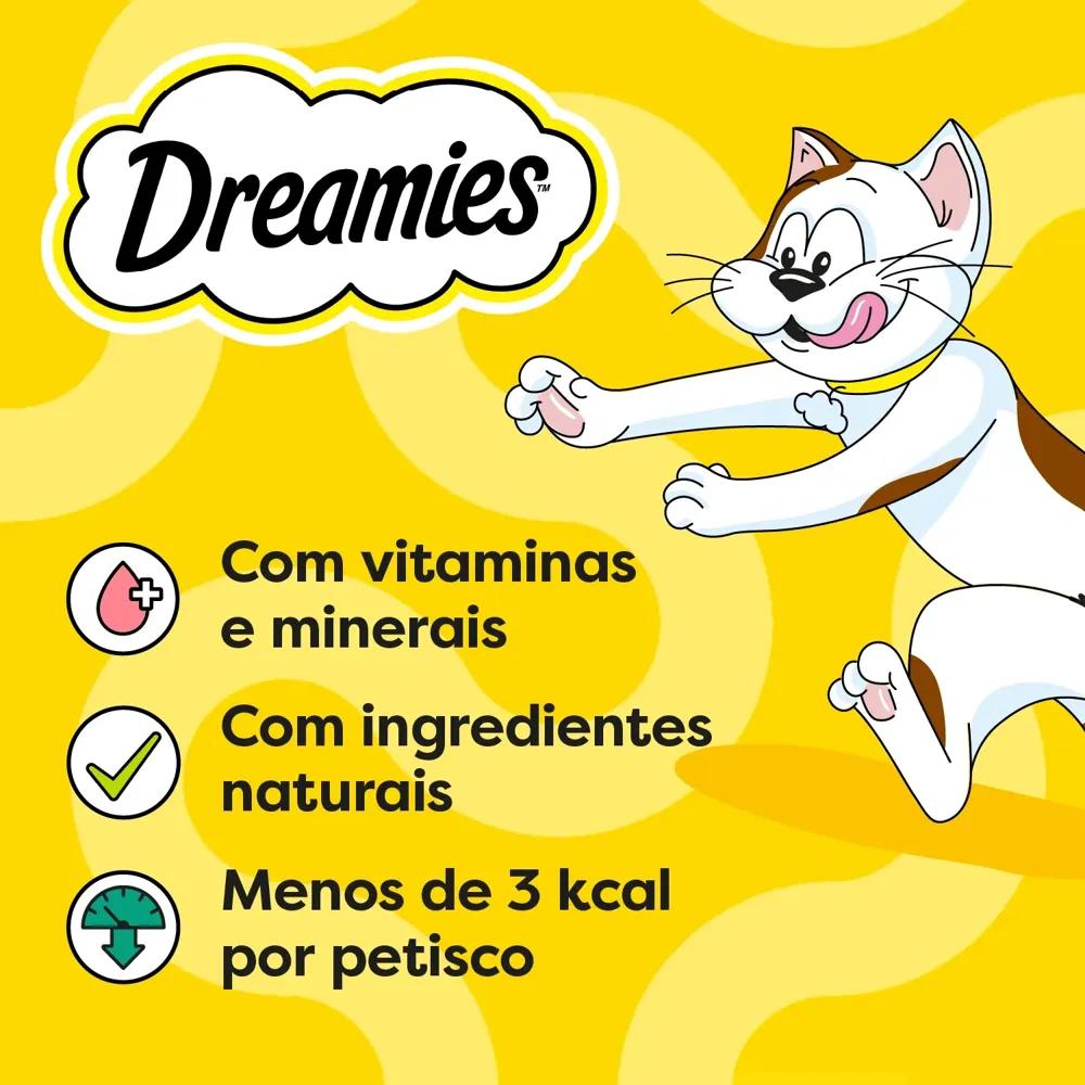Petisco Dreamies Mix Carne e Frango Irresistível Gatos Adultos — foto 4