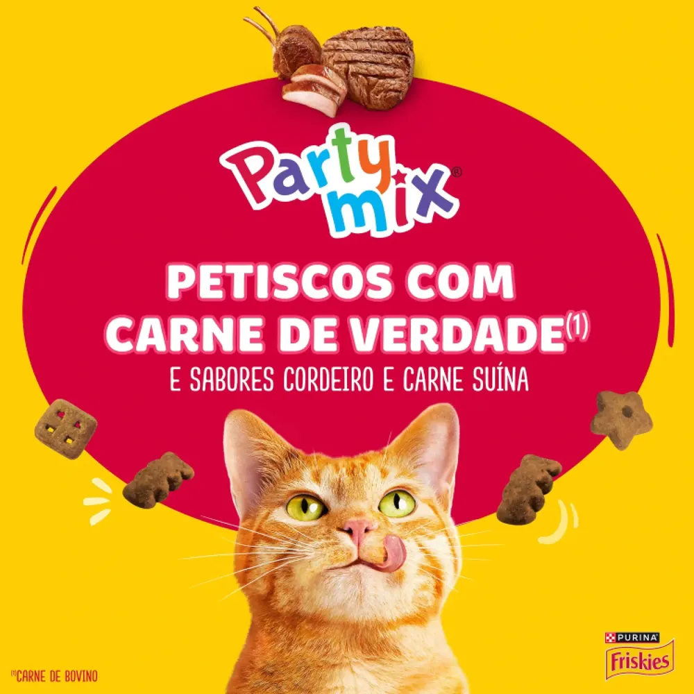 Petisco Friskies Party Mix Carne — foto 6