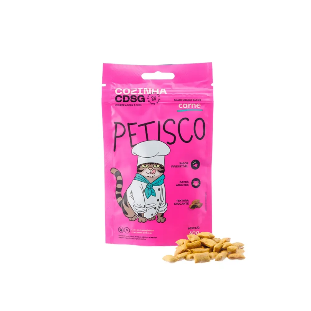 Petisco Nugget para Gatos Carne Cansei de Ser Gato — foto 2