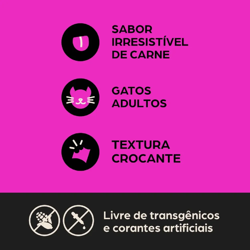 Petisco Nugget para Gatos Carne Cansei de Ser Gato — foto 5