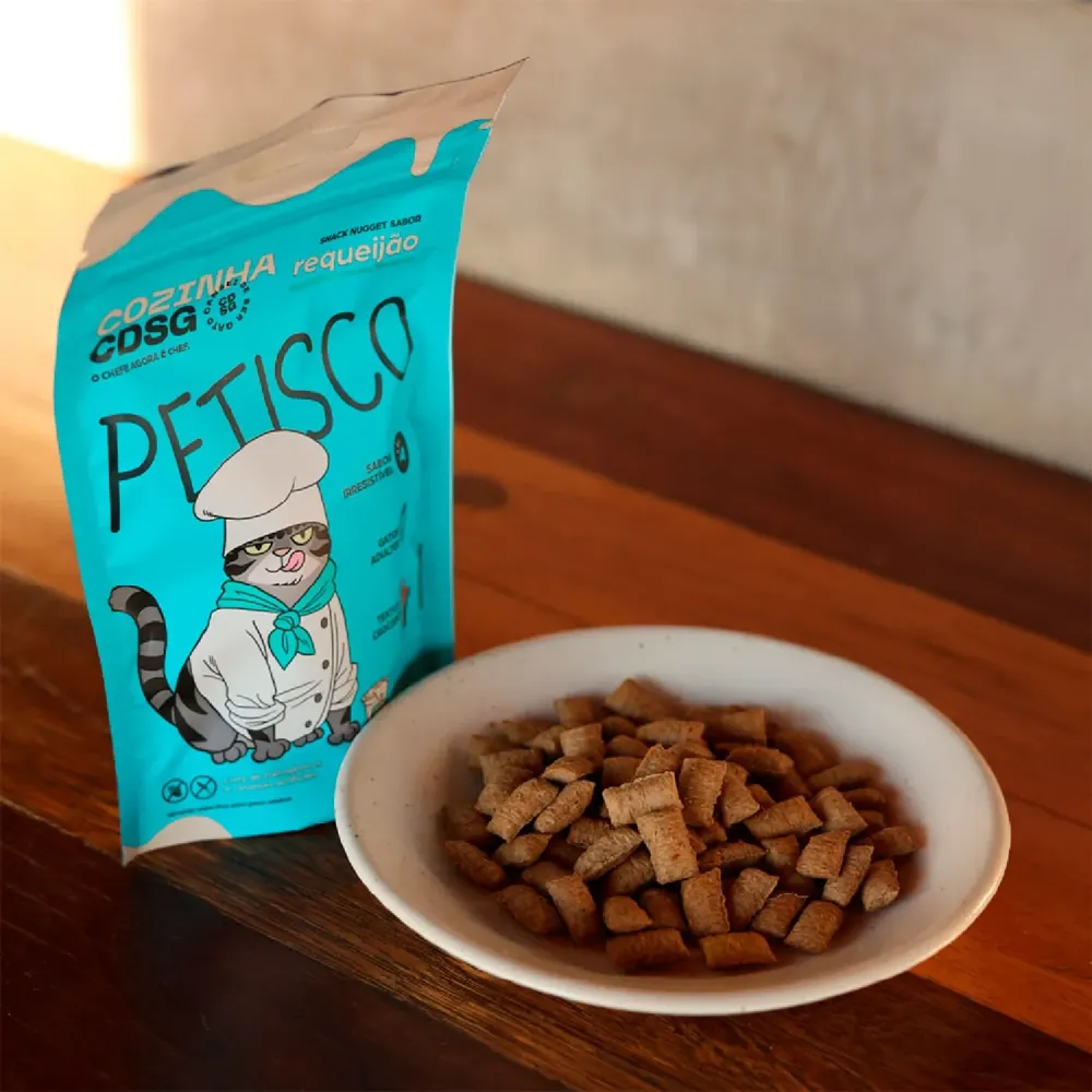 Petisco Nugget para Gatos Requeijão Cansei de Ser Gato — foto 3