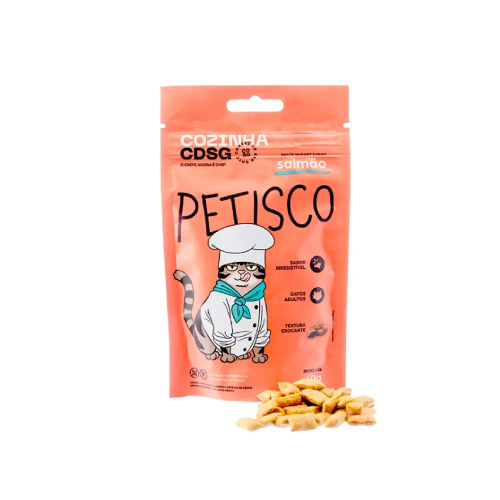 Petisco Nugget para Gatos Salmão Cansei de Ser Gato — foto 2