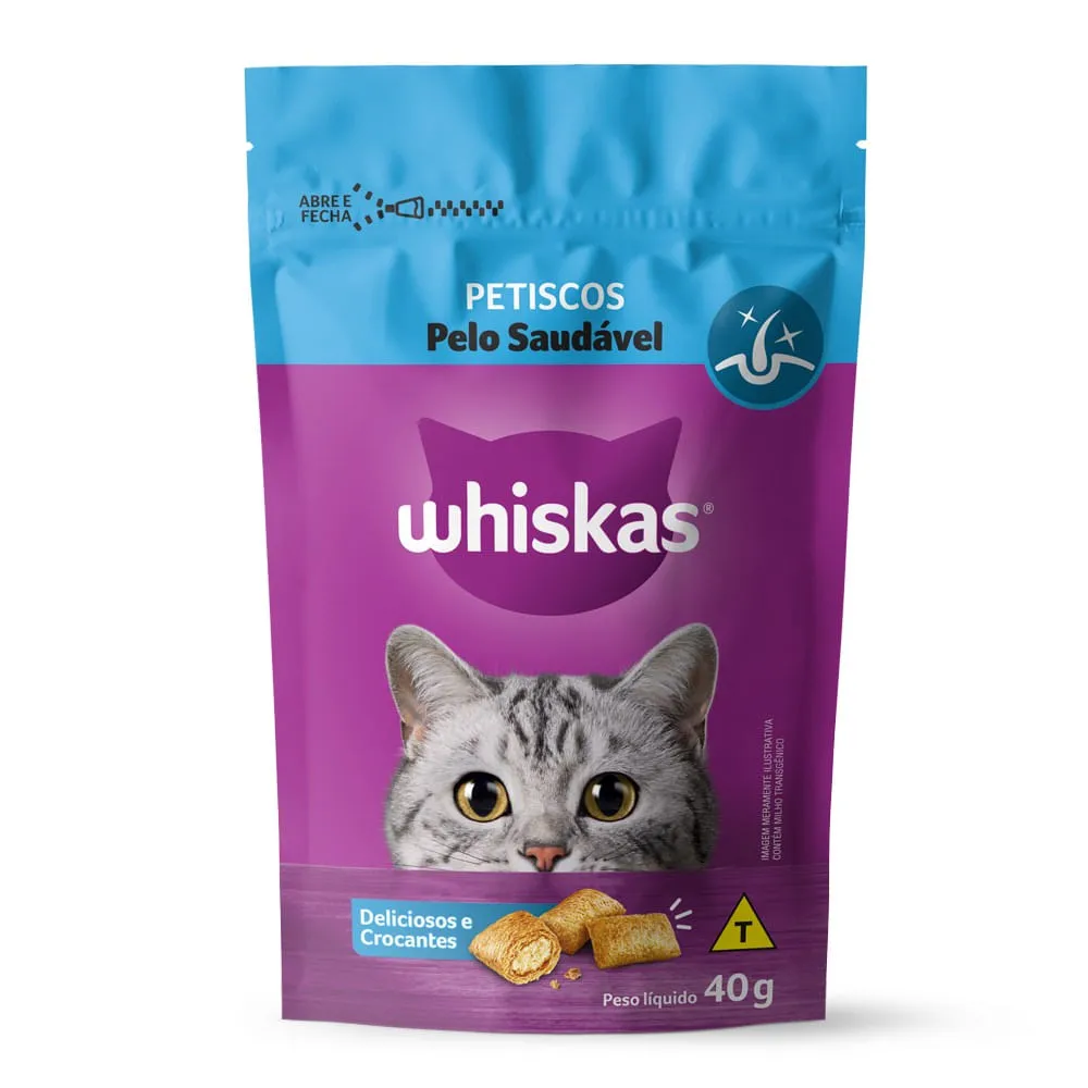 Petisco Whiskas Pelo Saudável para Gatos Adultos — foto 2