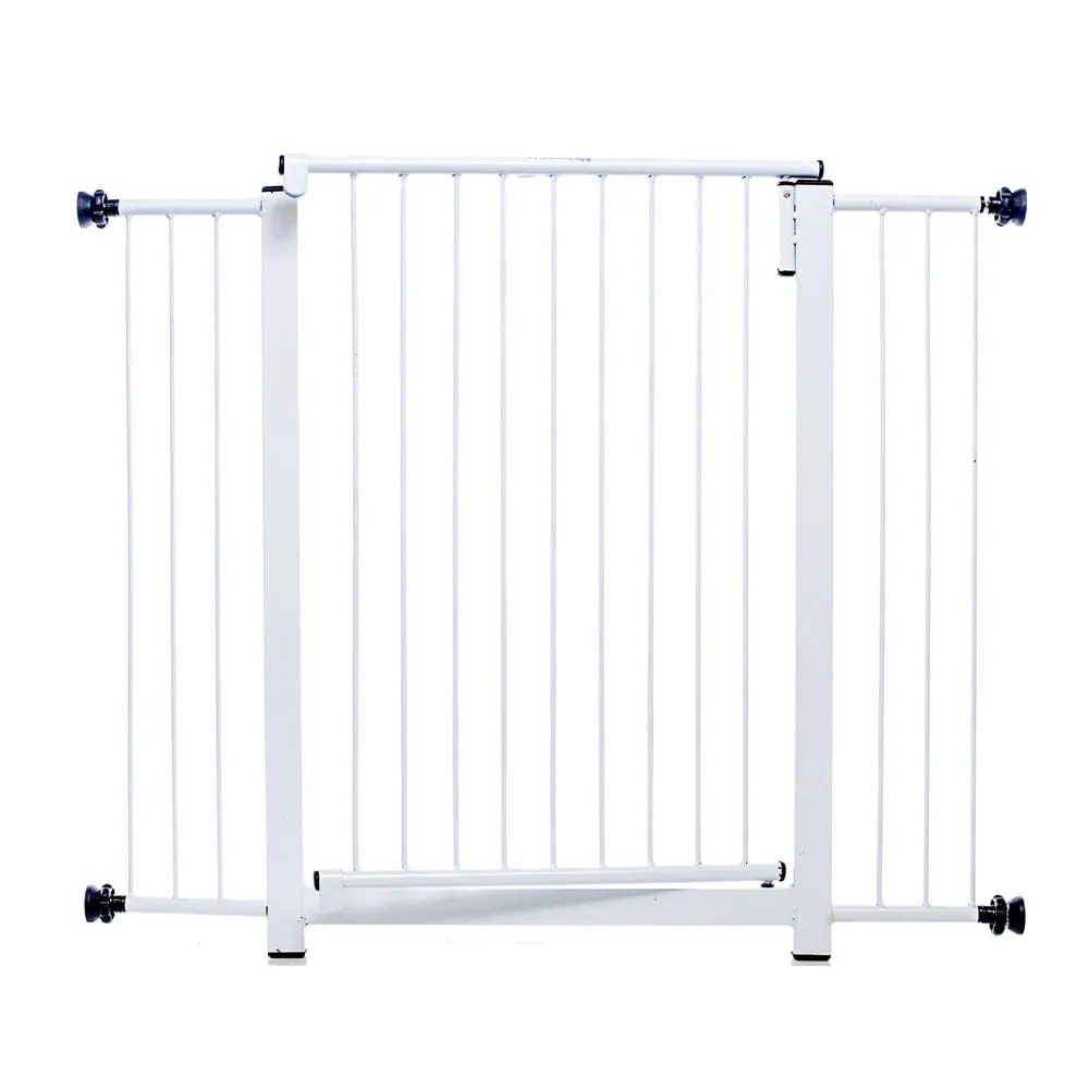 Portão Clássico Maxi Plus Grade Porta NF Pet Branco 1M