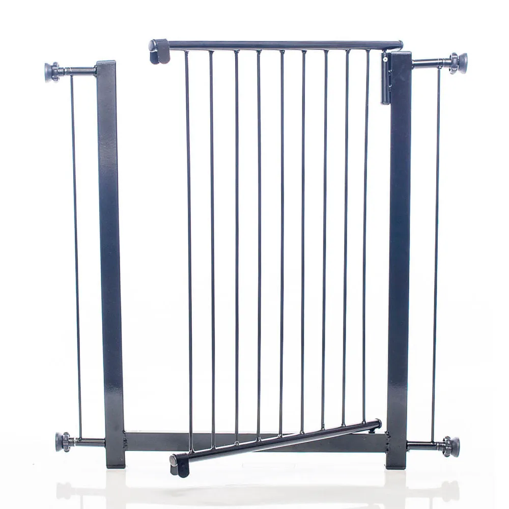 Portão Clássico Plus Grade Porta 80cm NF Pet Preto — foto 5