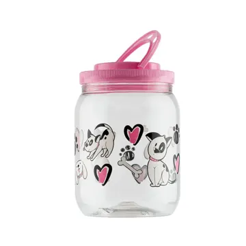Pote Plástico Dog Bandeirante Rosa