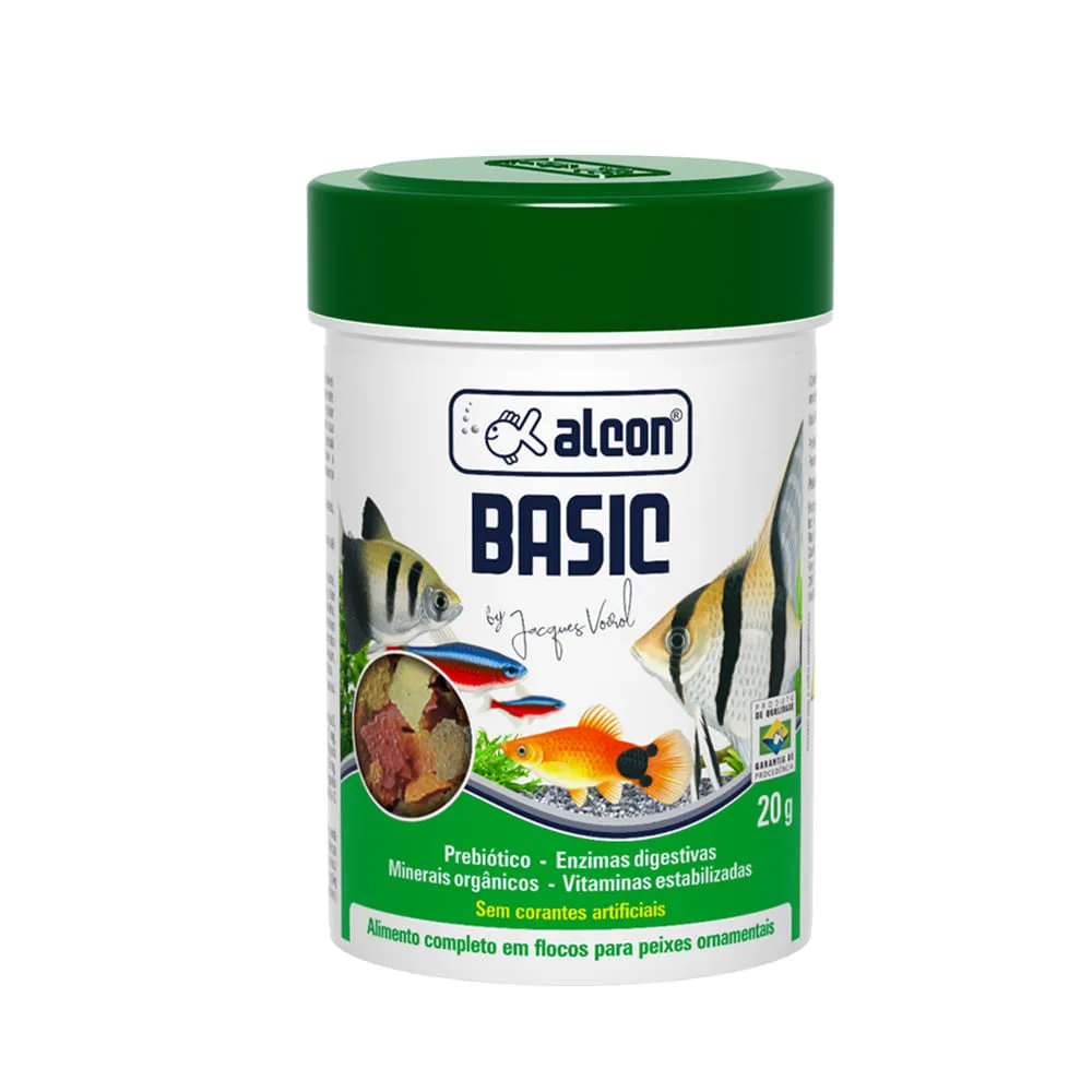 Ração em Flocos para Peixes Basic Alcon — foto 2