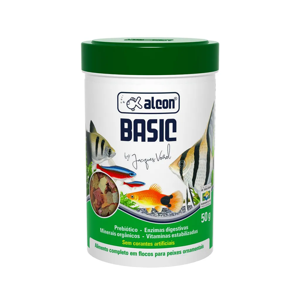 Ração em Flocos para Peixes Basic Alcon — foto 3