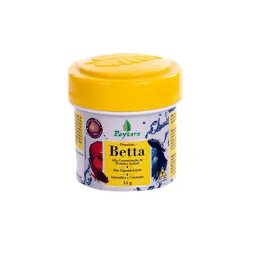 Ração Premium Pote para Betta Poytara