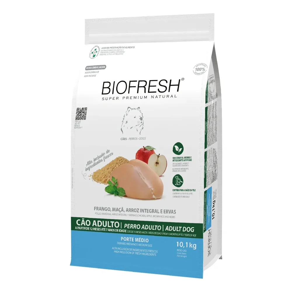 Ração Biofresh Cães Adultos Raças Médias Frango — foto 2