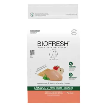 Ração Biofresh Cães Adultos Raças Pequenas e Minis Frango