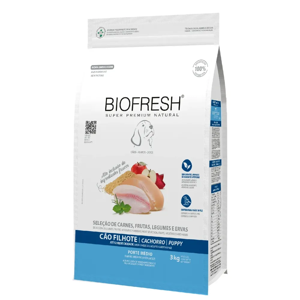 Ração Biofresh Cães Filhotes Raças Médias — foto 2