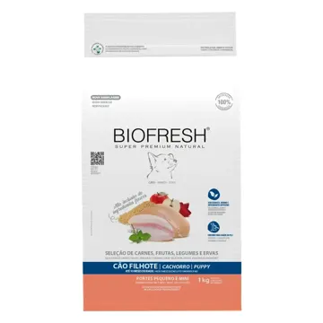 Ração Biofresh Cães Filhotes Raças Pequenas e Minis