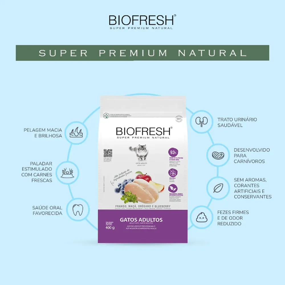 Ração Biofresh Gatos Adultos Frango — foto 6