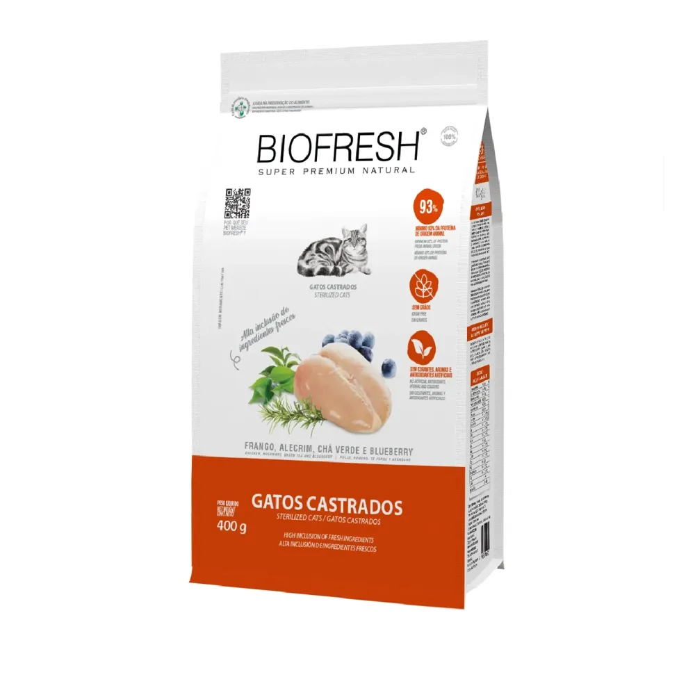 Ração Biofresh Gatos Castrados Frango — foto 2