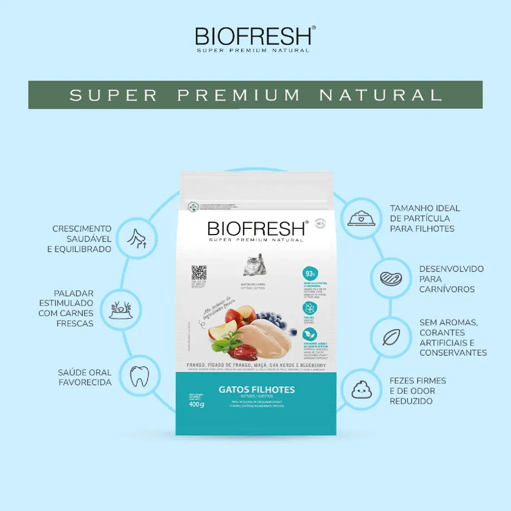Ração Biofresh Gatos Filhotes Frango — foto 6