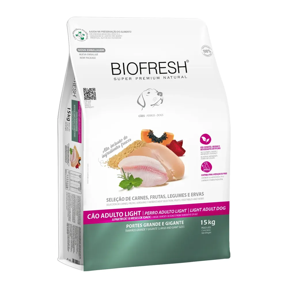 Ração Biofresh Light Cães Adultos Raças Grandes e Gigantes — foto 2