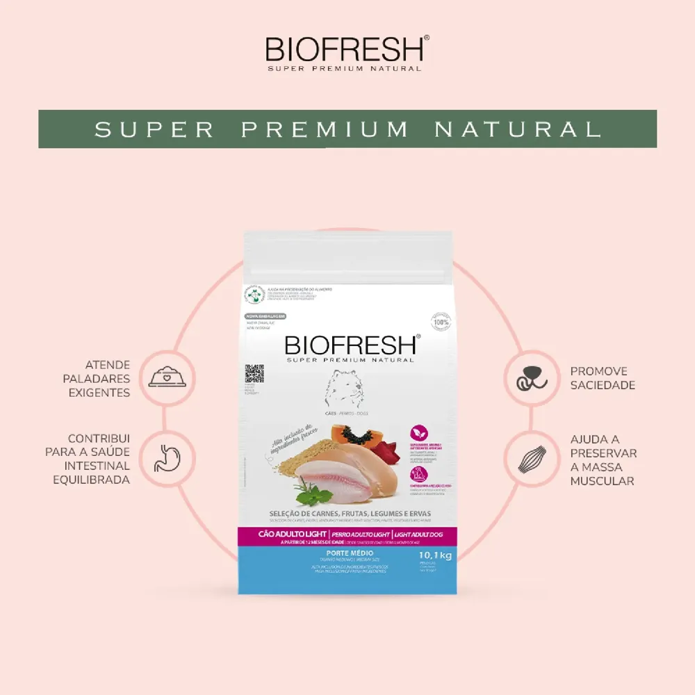 Ração Biofresh Light Cães Adultos Raças Médias — foto 4