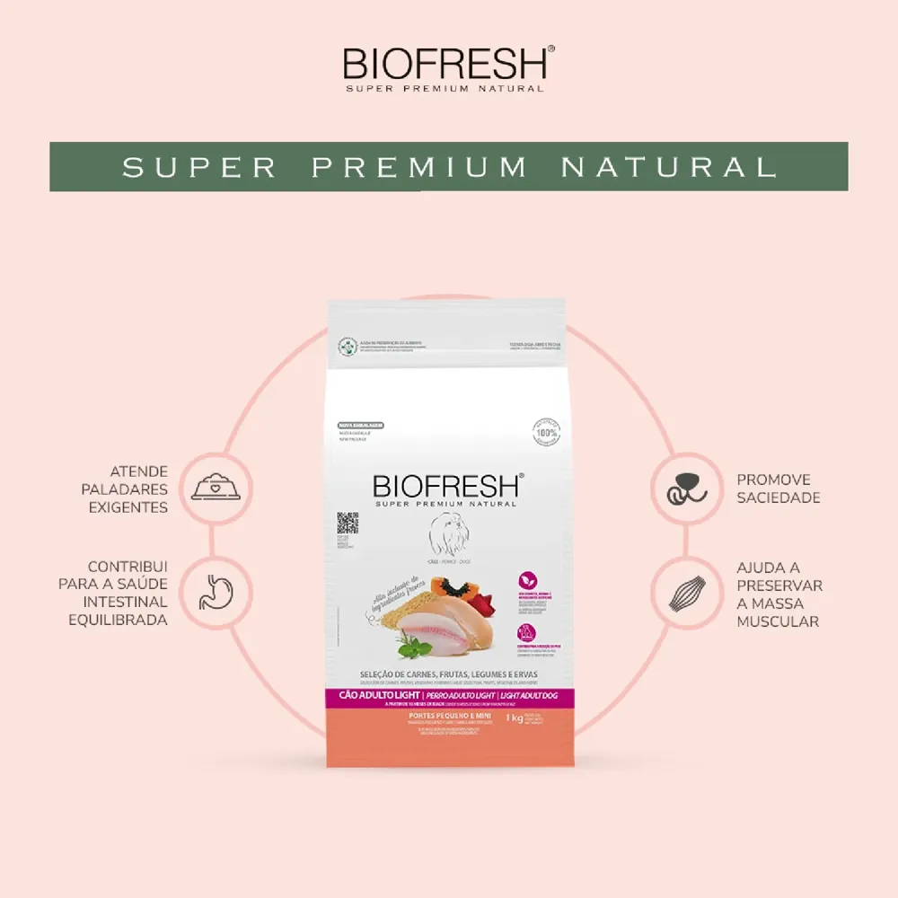 Ração Biofresh Light Cães Adultos Raças Pequenas e Minis — foto 4