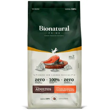 Ração Bionatural Prime Gatos Adultos Salmão