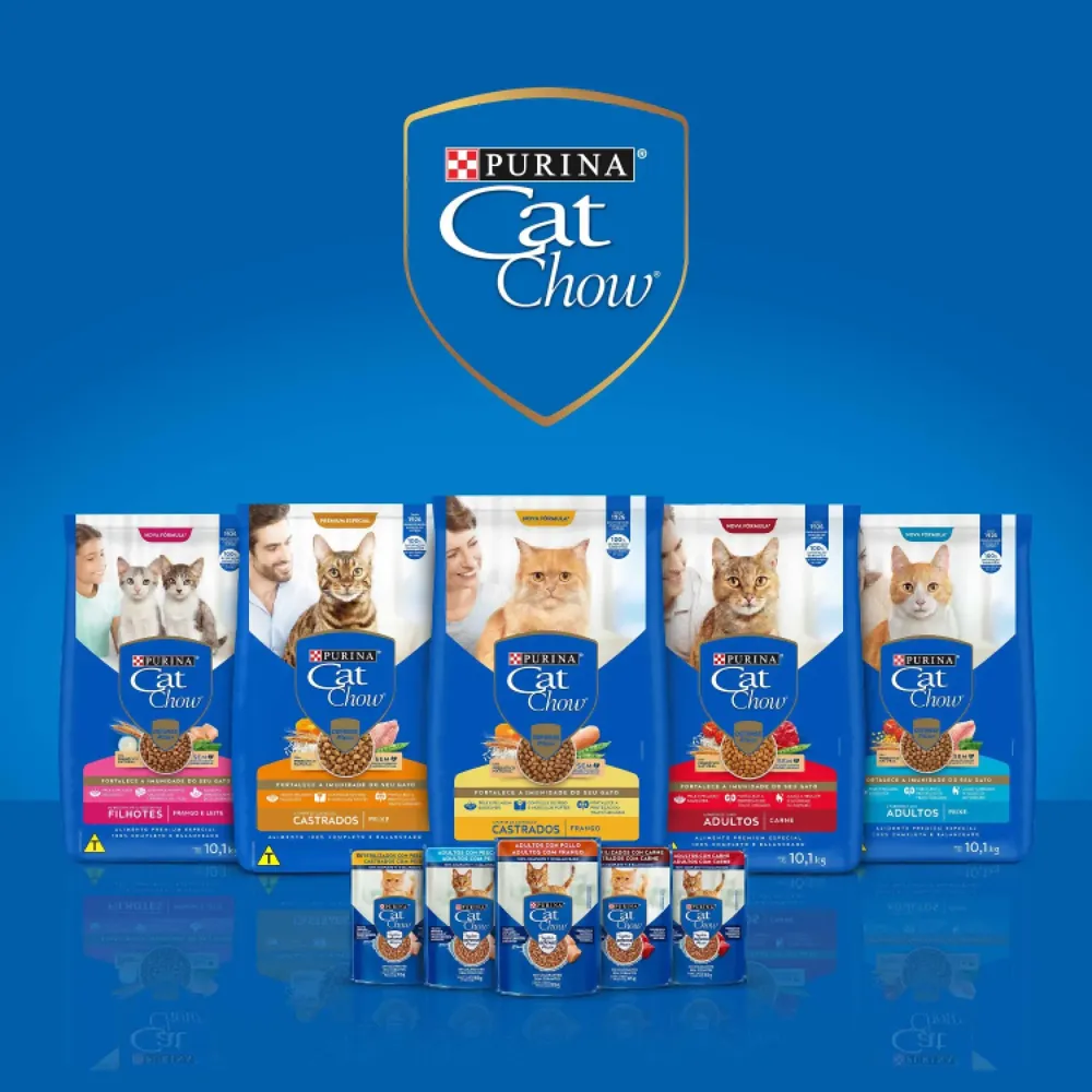 Ração Cat Chow Gatos Adultos Peixe — foto 6
