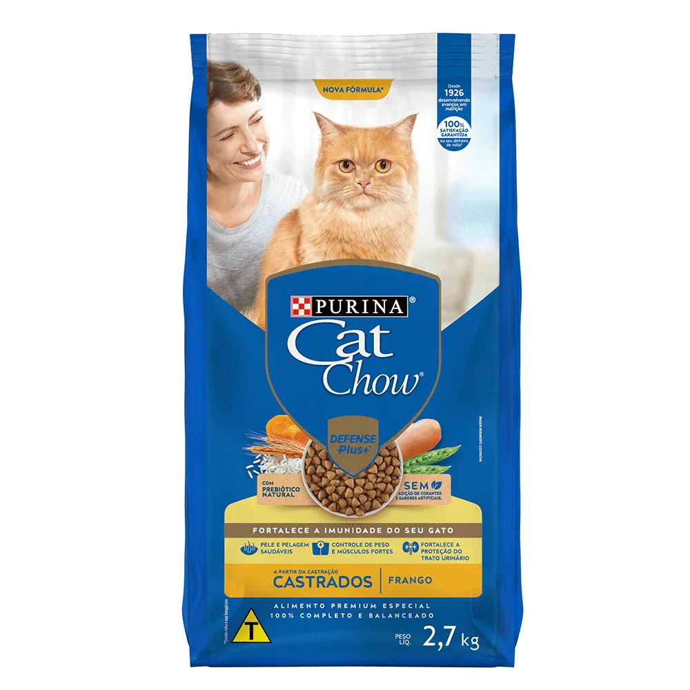 Ração Cat Chow Castrados Frango — foto 6