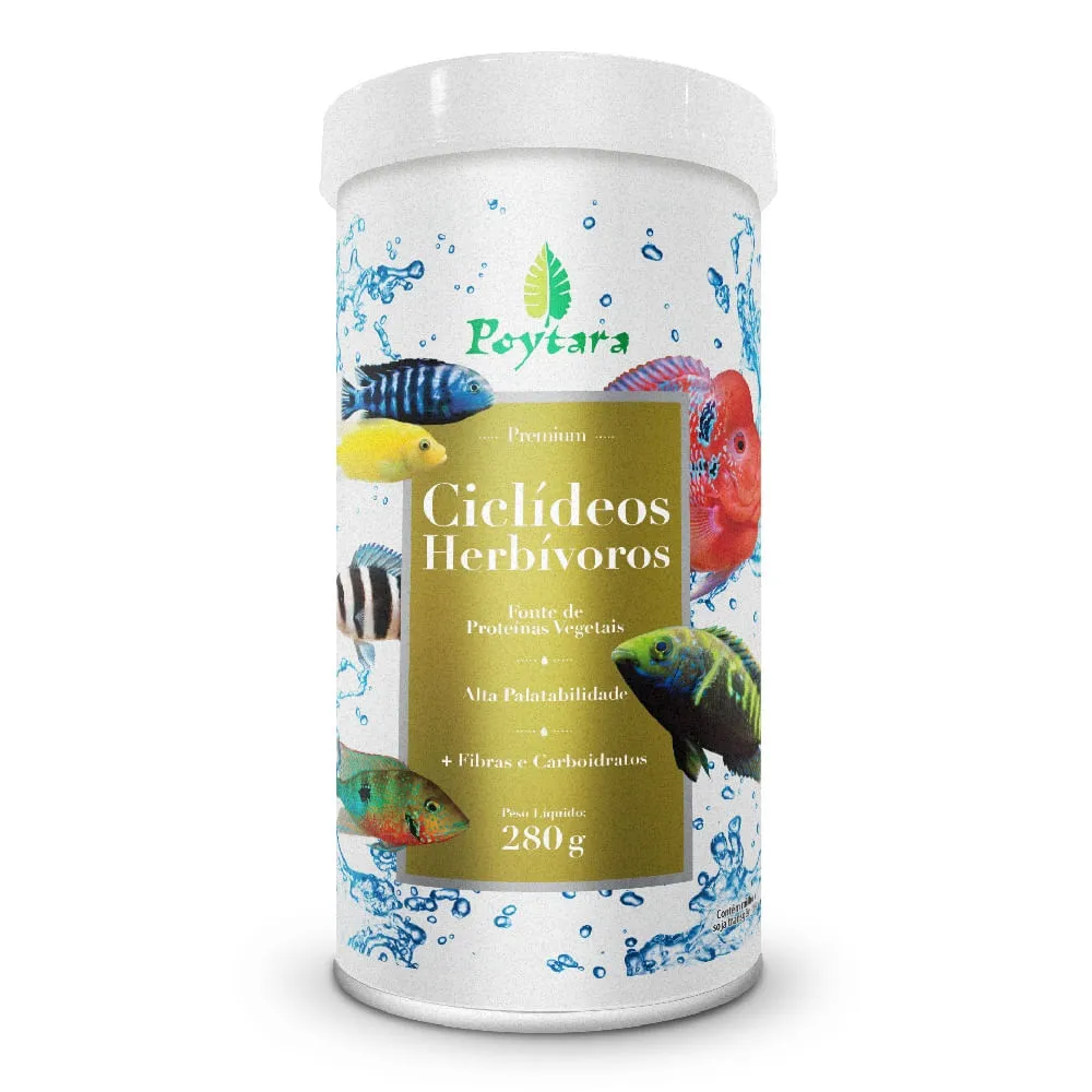 Ração Ciclídeos Herbívoros Poytara — foto 2