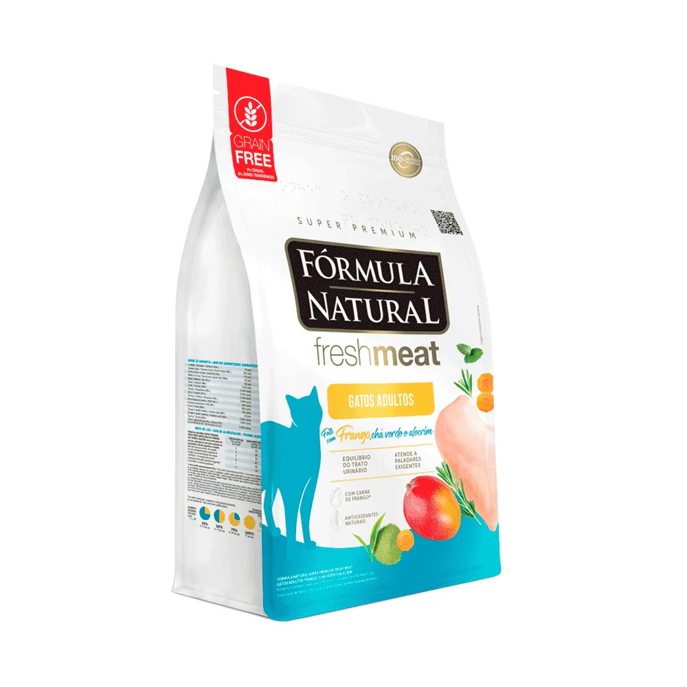 Ração Fórmula Natural Fresh Meat Gatos Adultos Frango