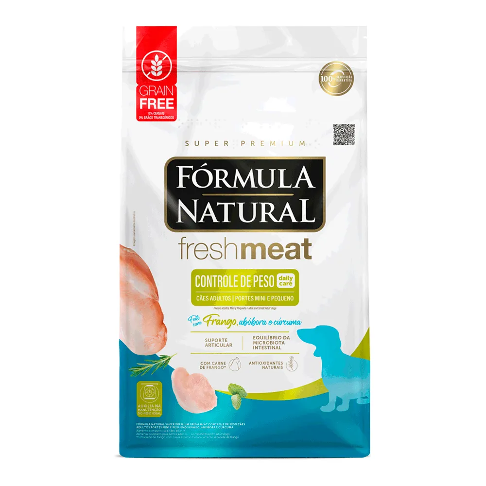 Ração Fórmula Natural Fresh Meat Controle de Peso Cães Mini e Pequeno Frango — foto 3