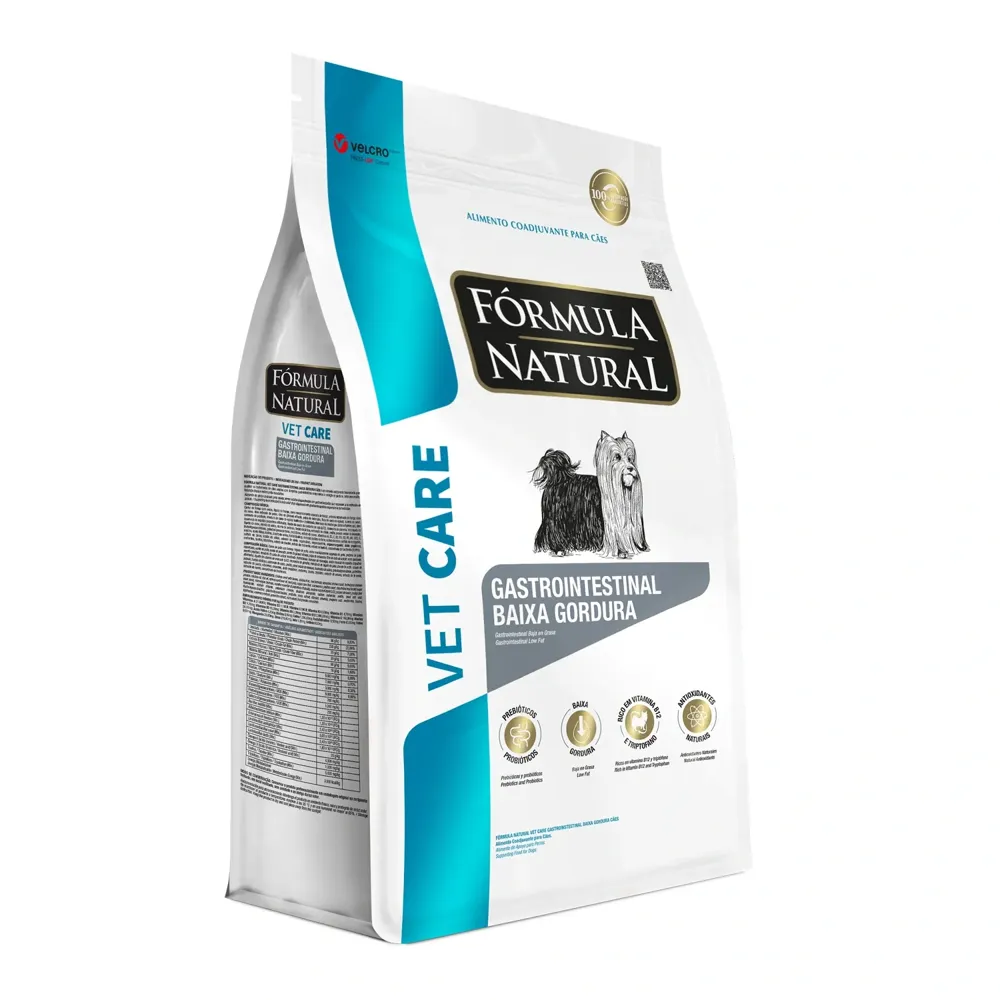 Ração Fórmula Natural Vet Care Cães Adultos Gastrointestinal Baixa Gordura
