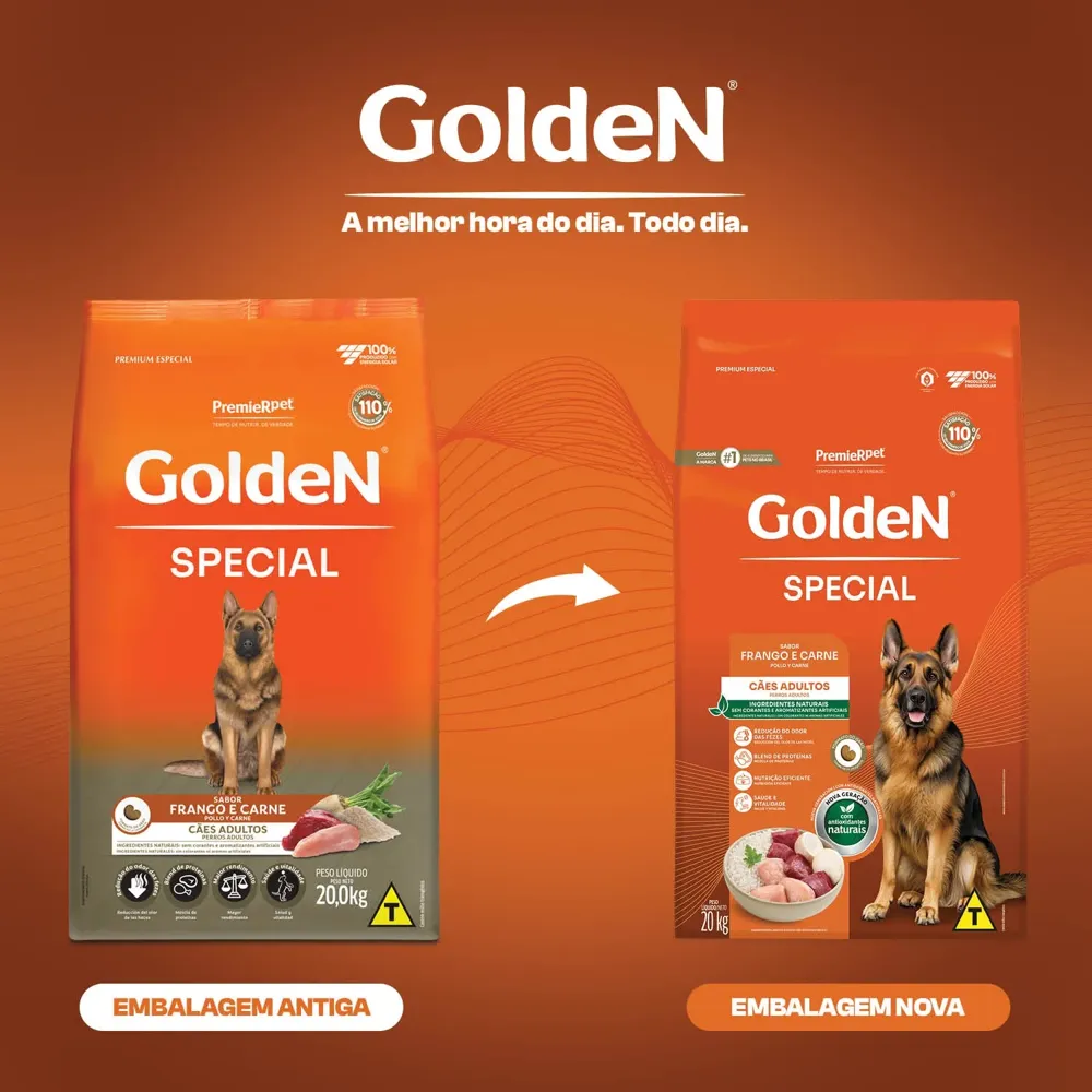 Ração Golden Special para Cães Adultos Frango e Carne — foto 2