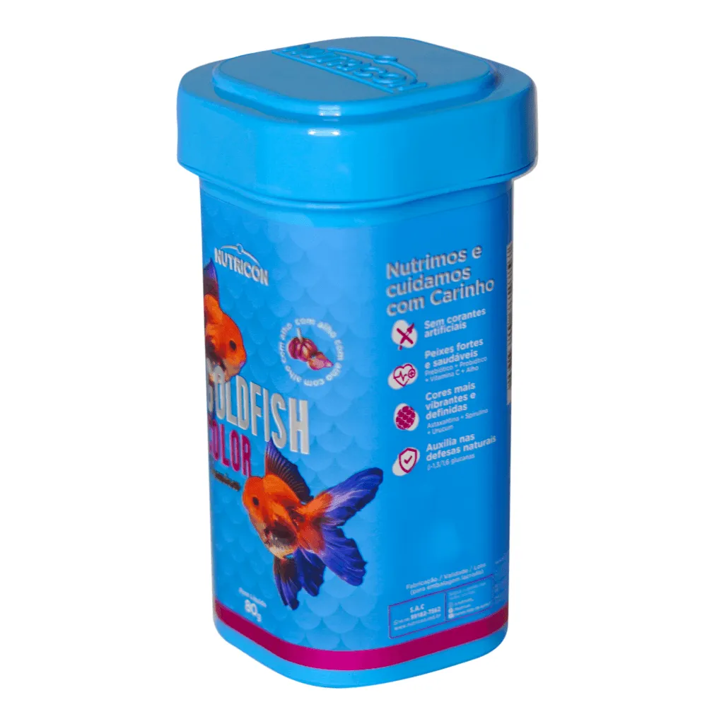 Ração GoldFish Color para Peixes Nutricon — foto 2