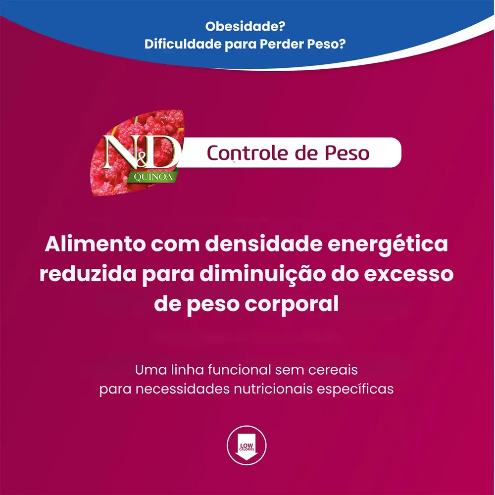 Ração N&D Quinoa Gatos Adultos Weight Cordeiro — foto 5