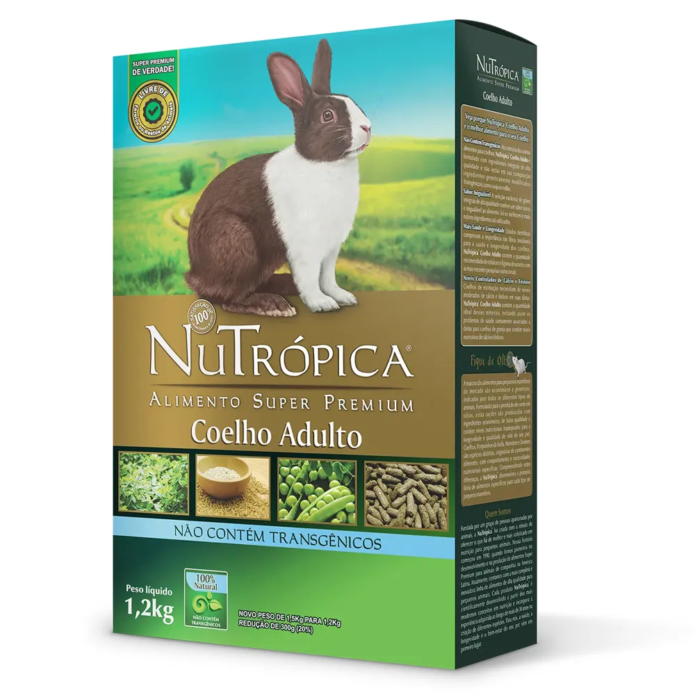 Ração Nutrópica para Coelho Adulto Super Premium — foto 3