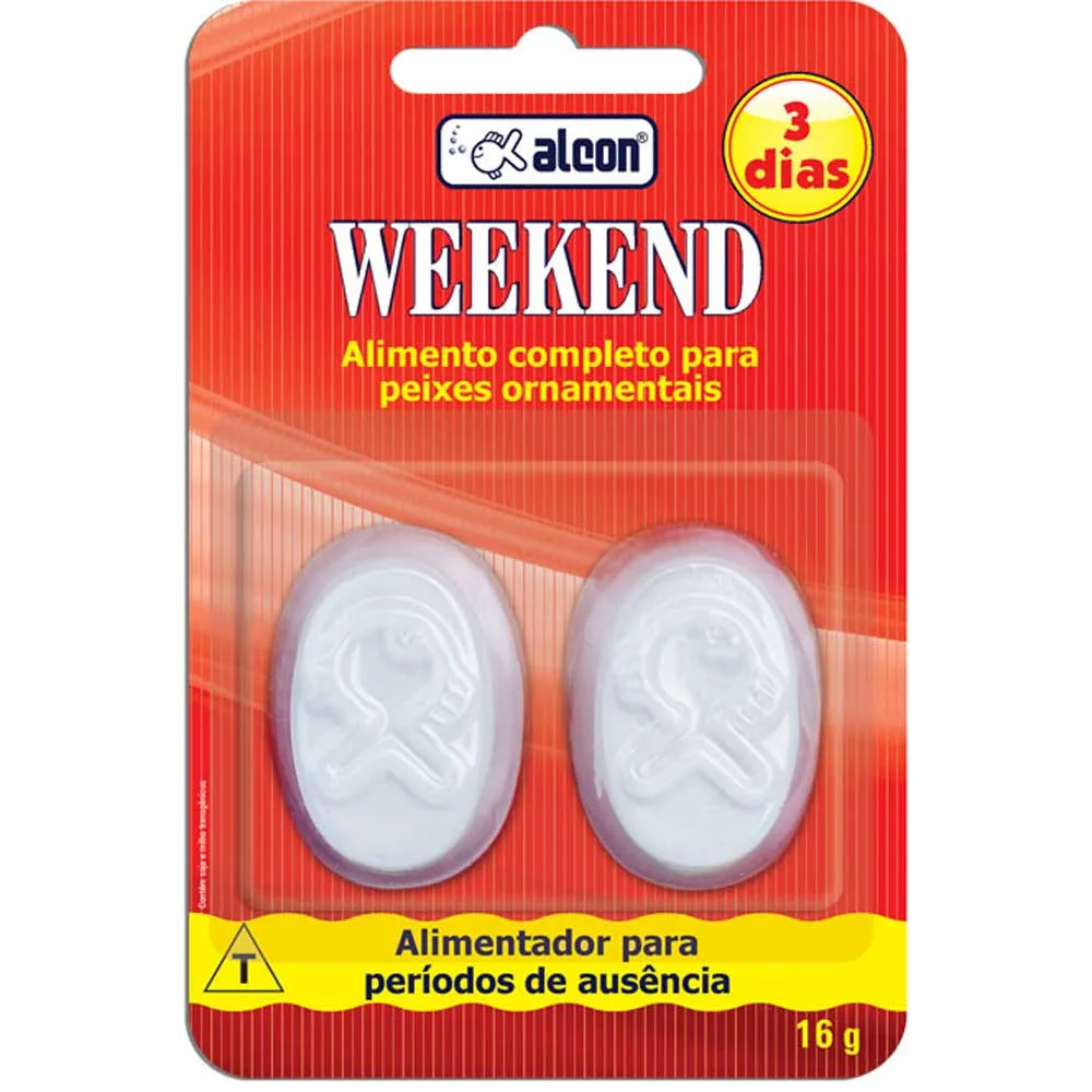Ração para 3 dias Weekend Alcon