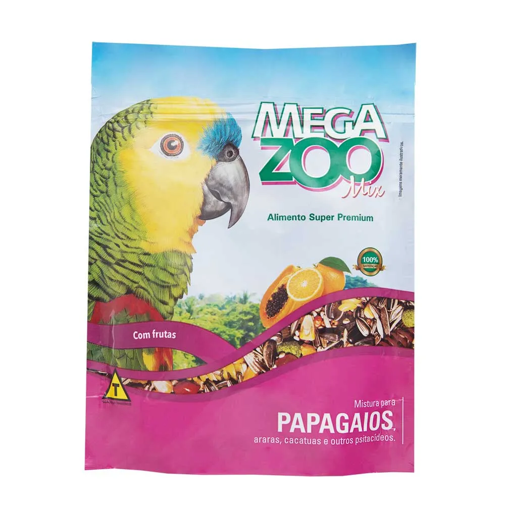Ração para Papagaio Mix Megazoo