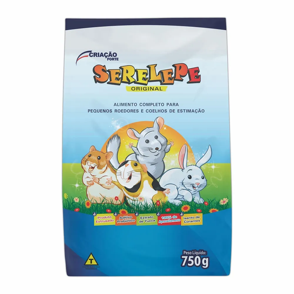 Ração para Roedores e Coelhos Serelepe