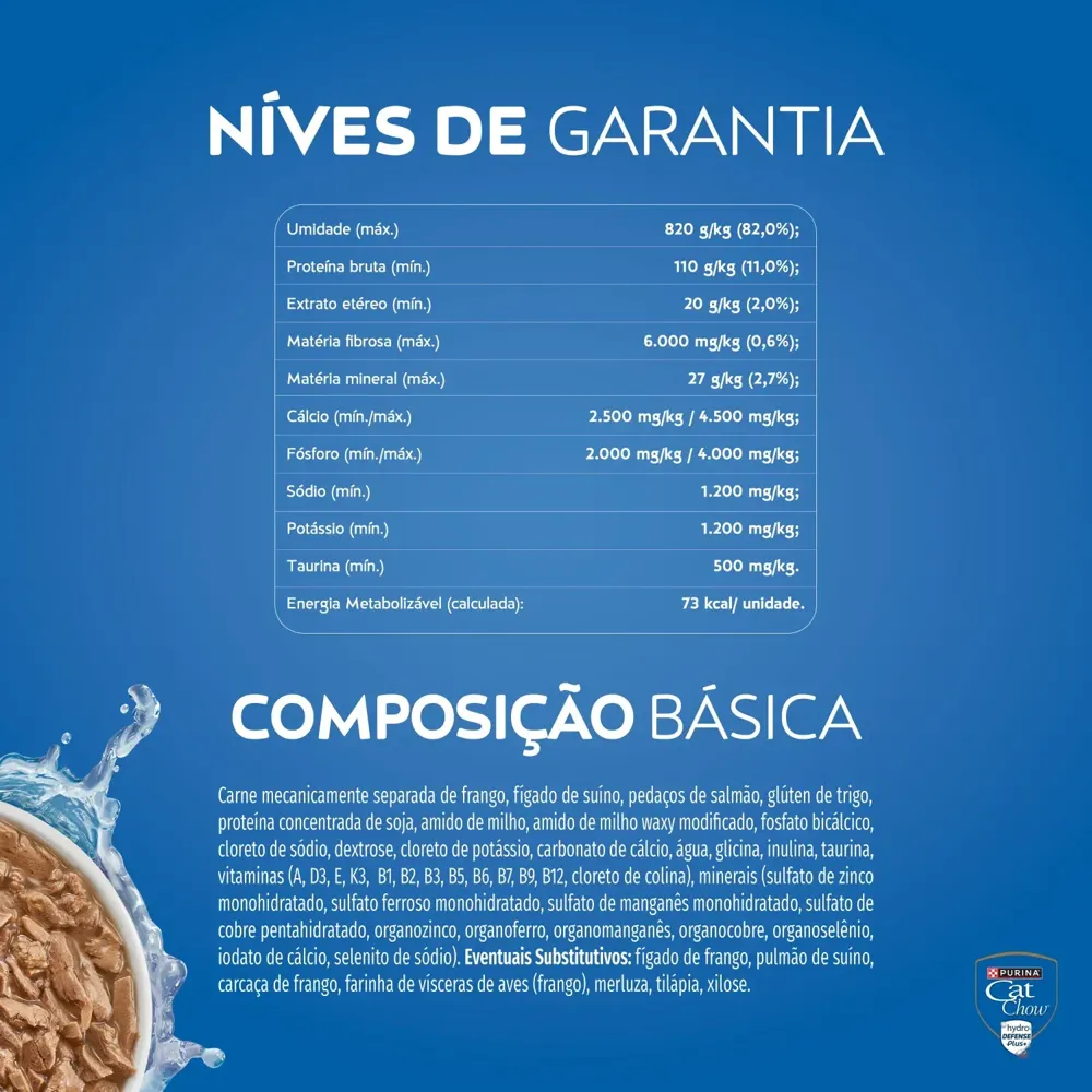 Ração Úmida Cat Chow Castrados Peixe — foto 6