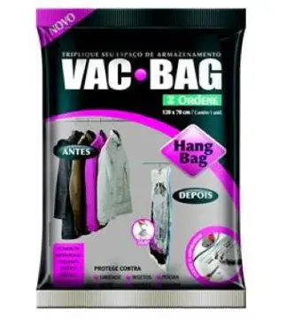 Saco para Armazenamento a Vácuo Hang Bag Ordene